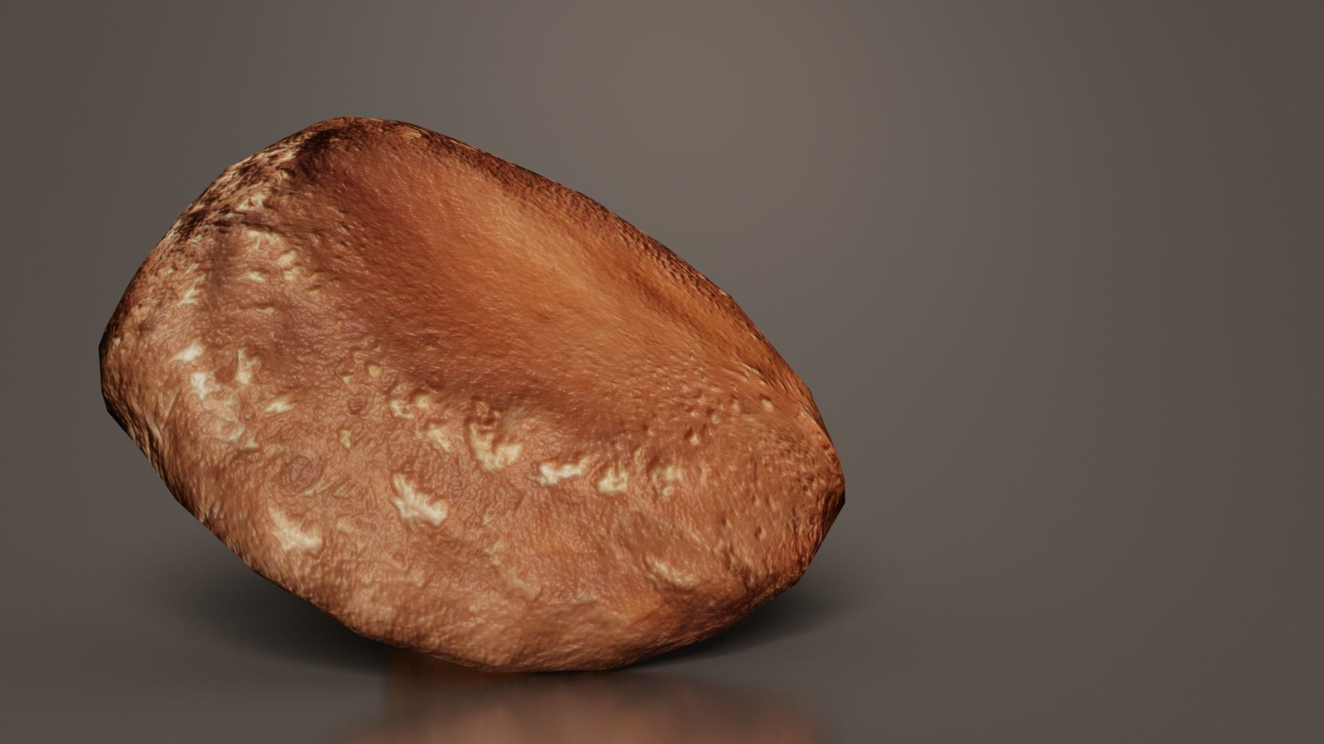 Champignon 2 Low-poly 3D model_7