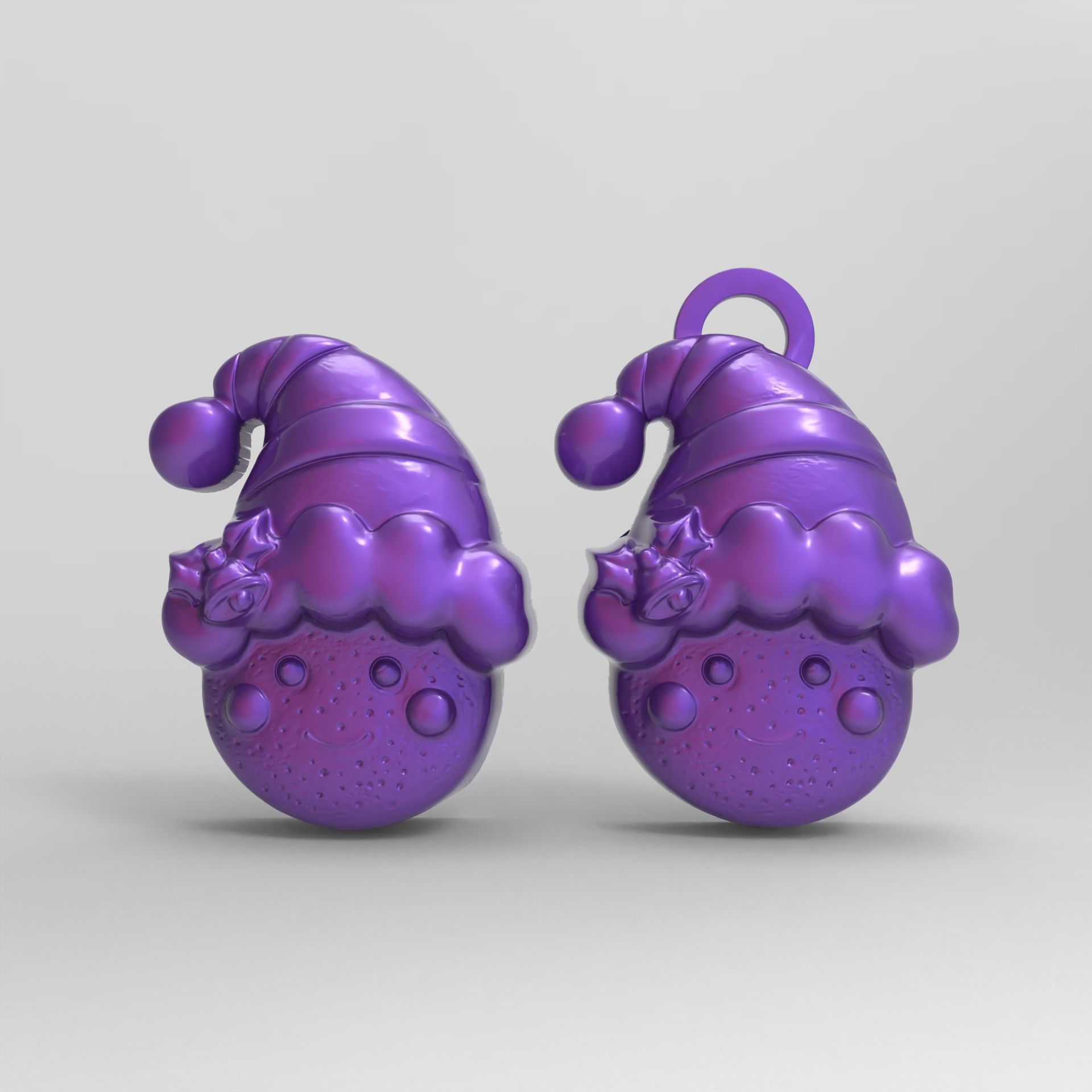 smile cookie decor  3D print model_4