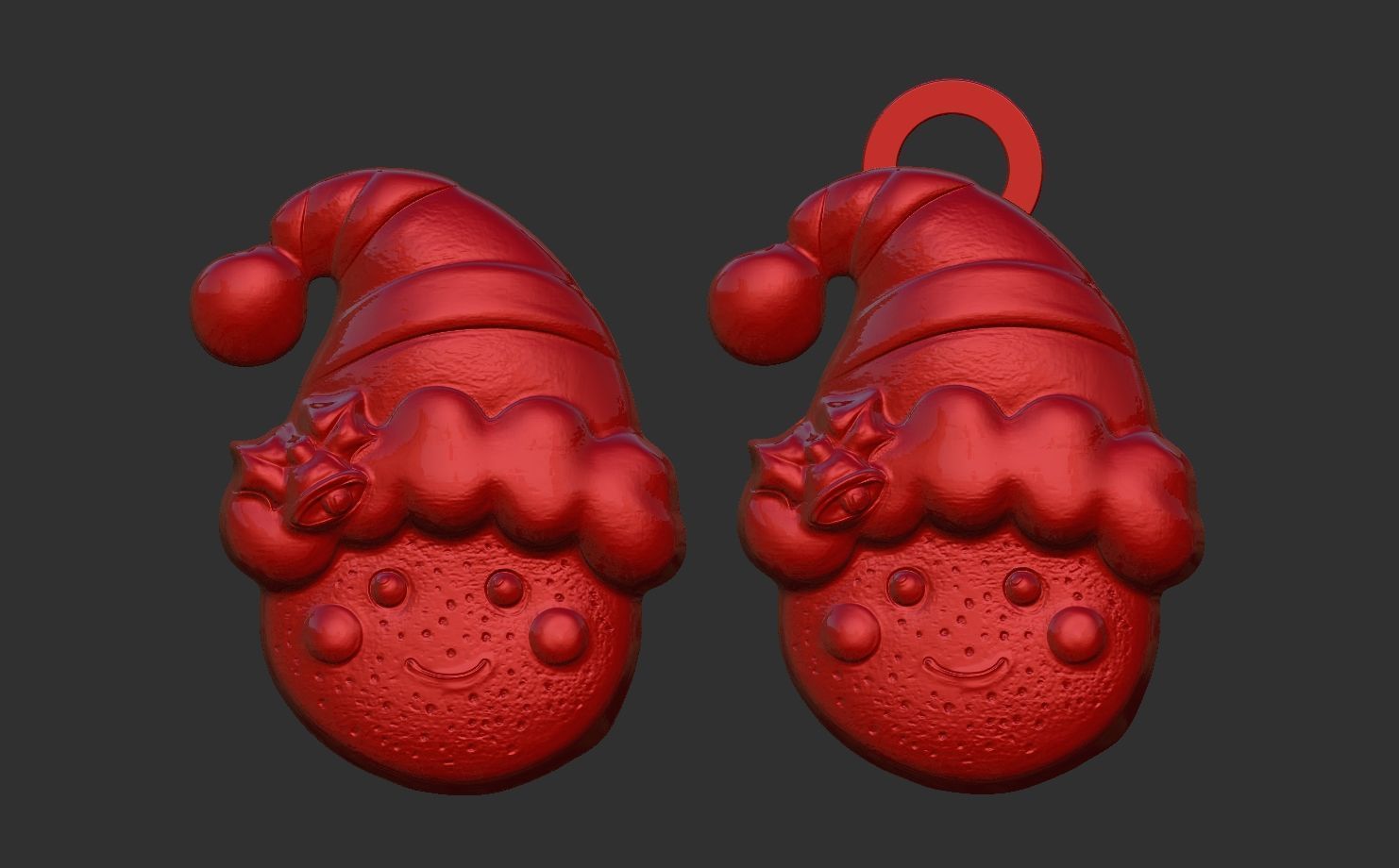 smile cookie decor  3D print model_7