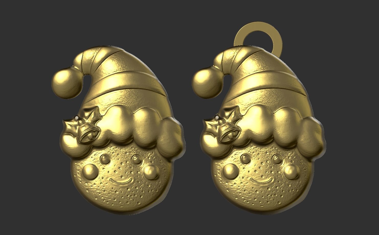 smile cookie decor  3D print model_6