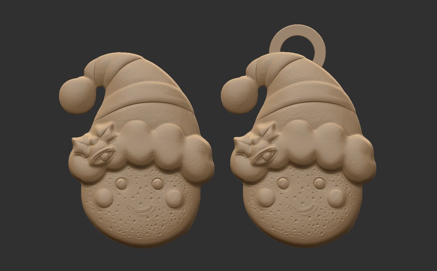 smile cookie decor  3D print model_5