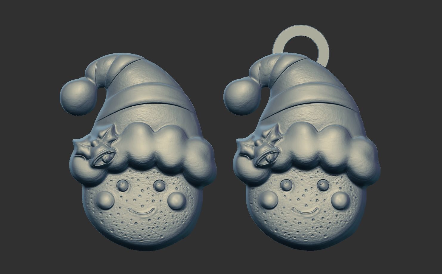 smile cookie decor  3D print model_10