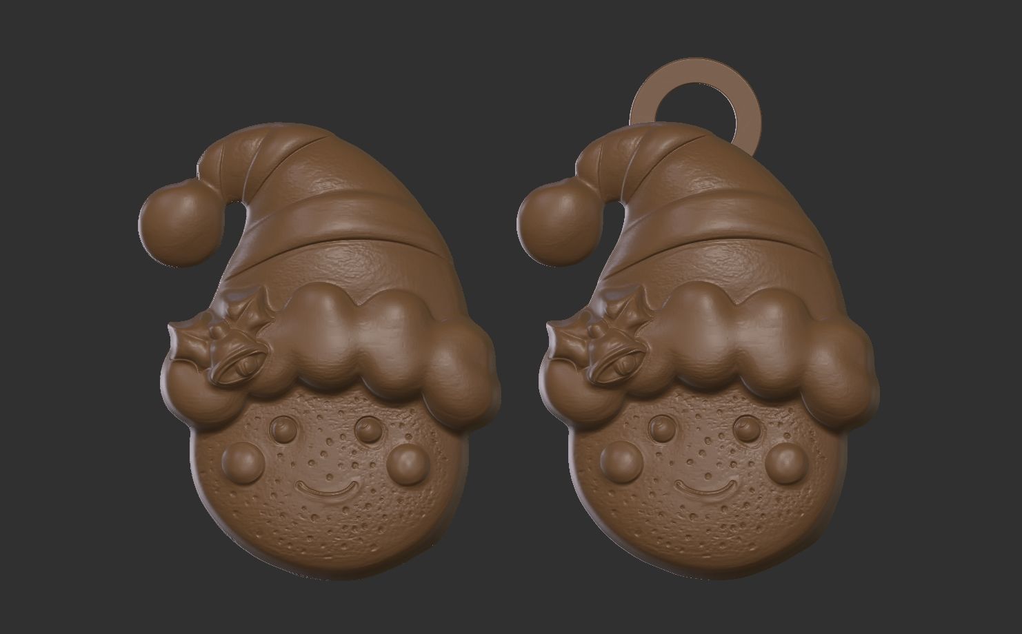 smile cookie decor  3D print model_14