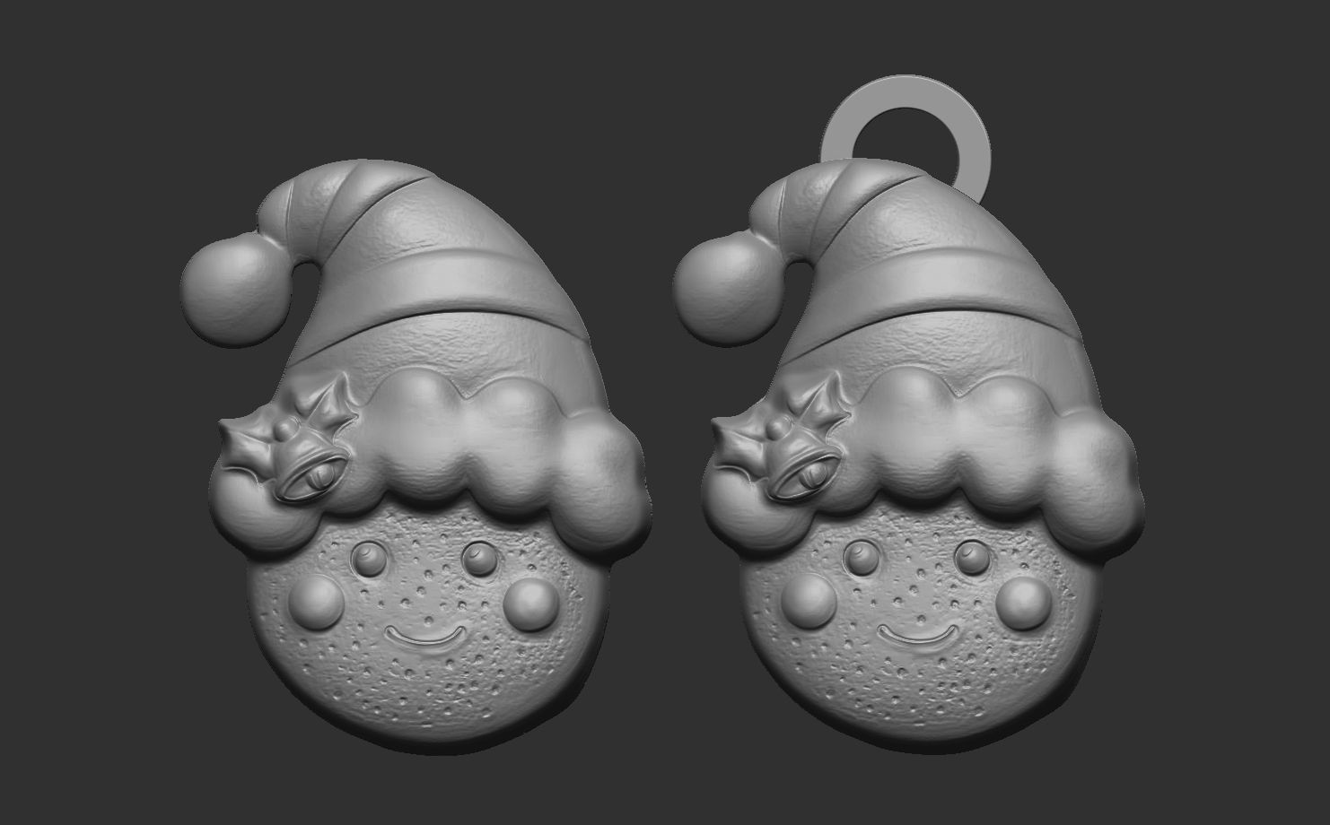 smile cookie decor  3D print model_16