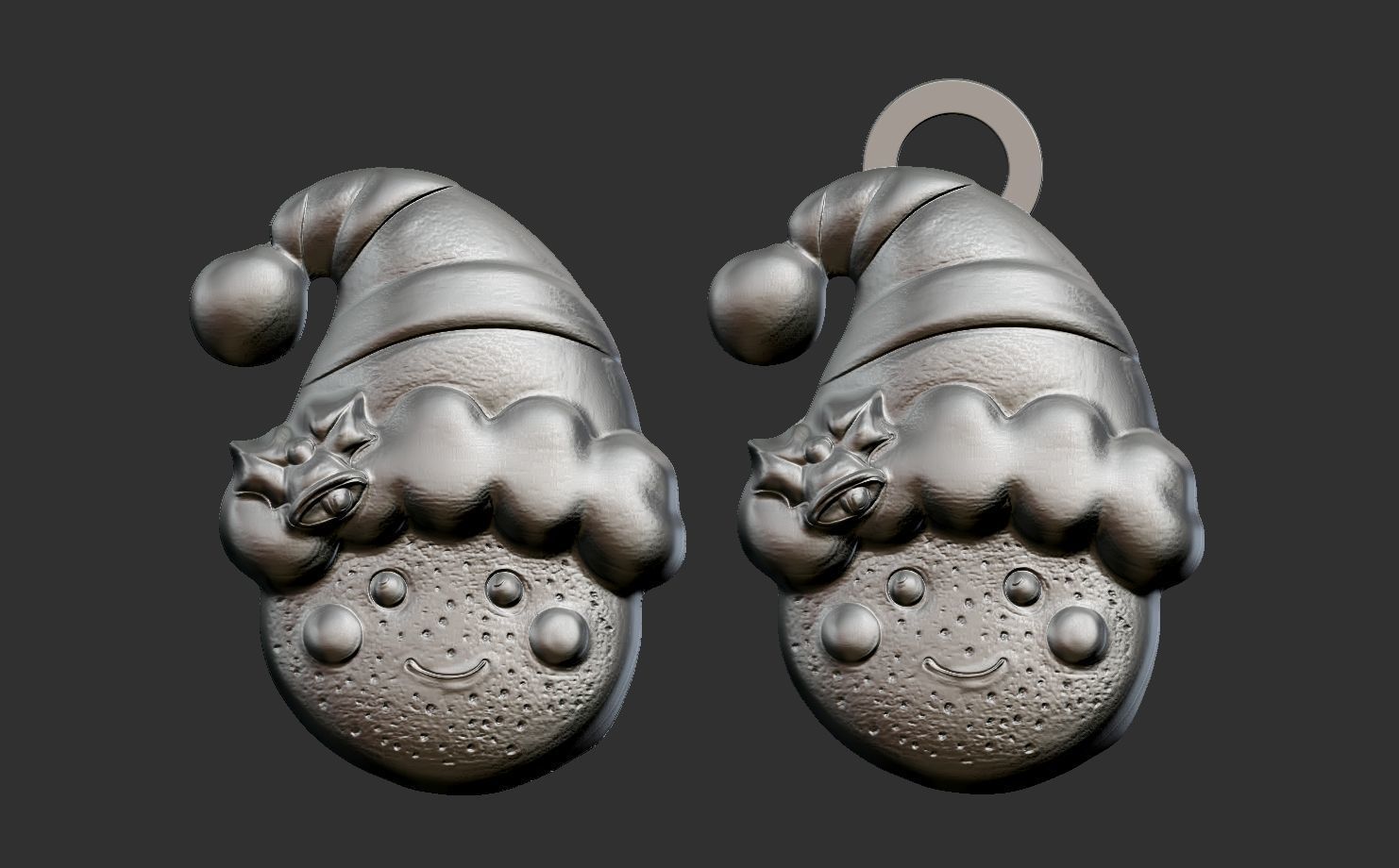 smile cookie decor  3D print model_12