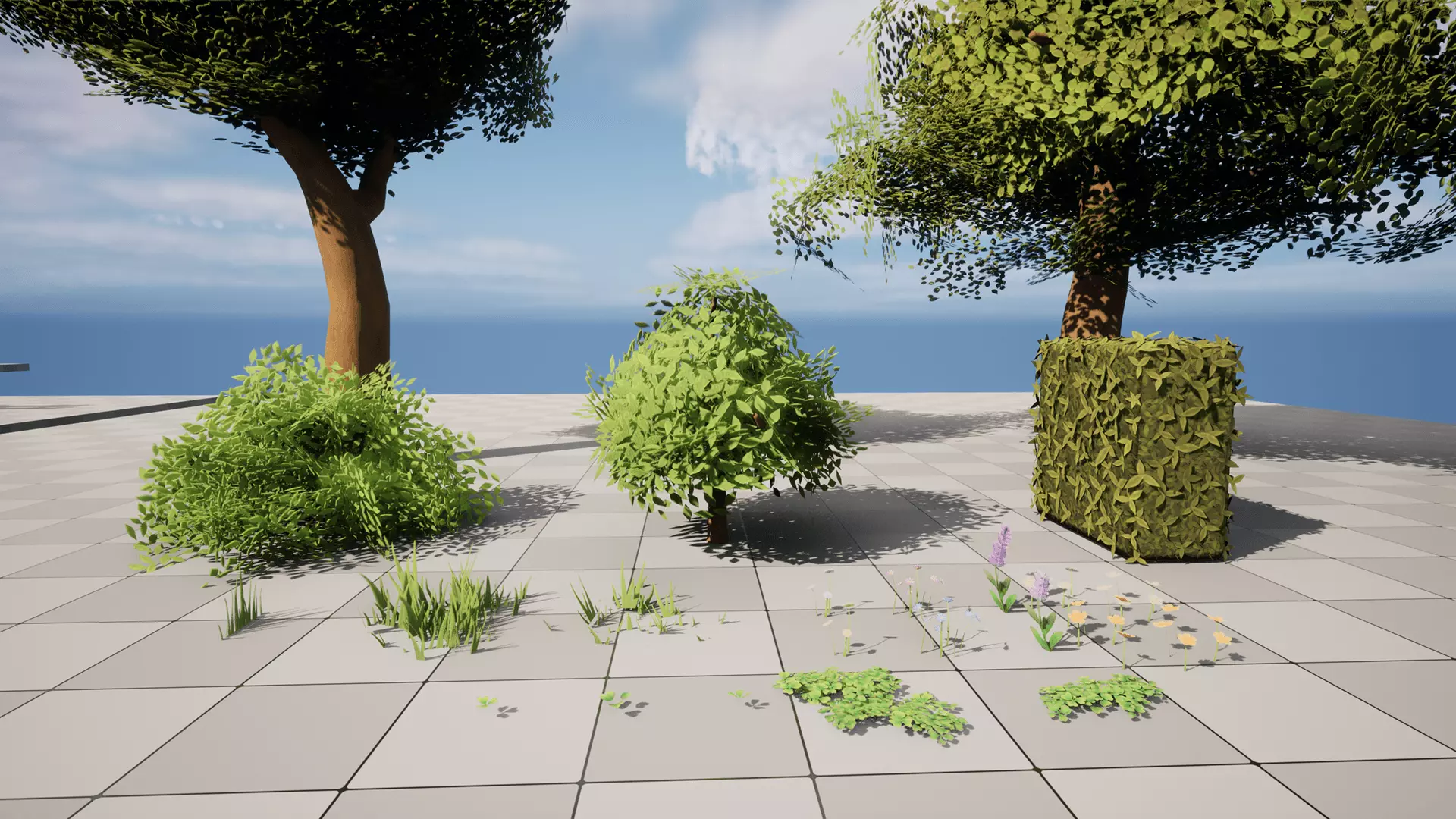 Surburban Modular Stylized Pack Low-poly 3D model_2