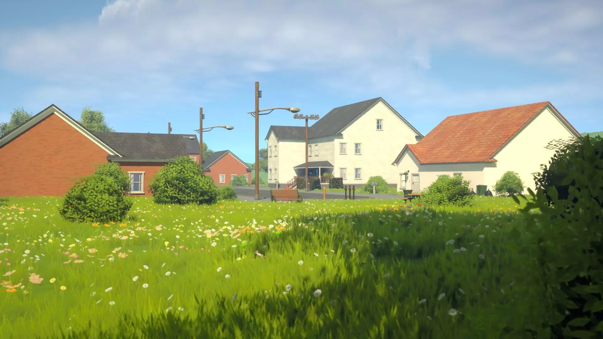 Surburban Modular Stylized Pack Low-poly 3D model_11