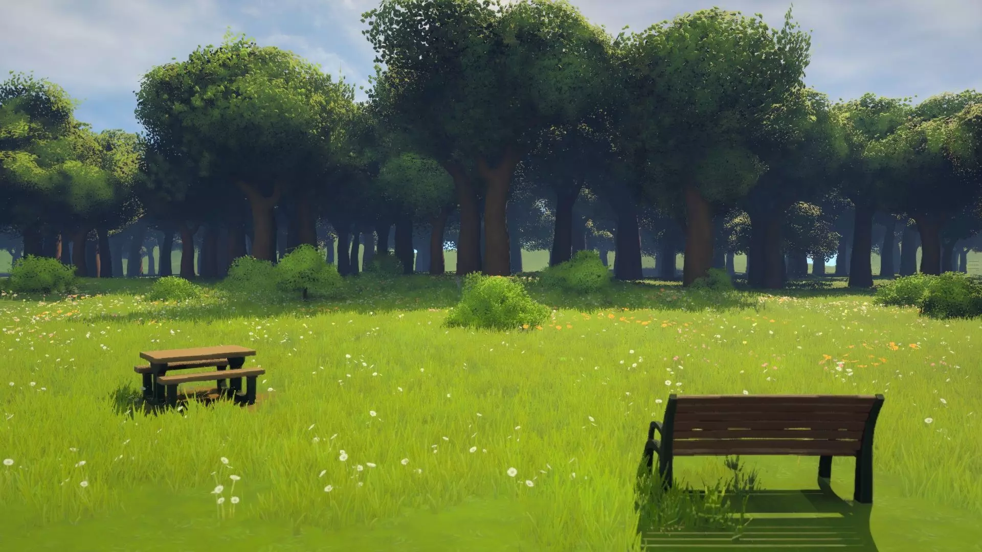 Surburban Modular Stylized Pack Low-poly 3D model_14