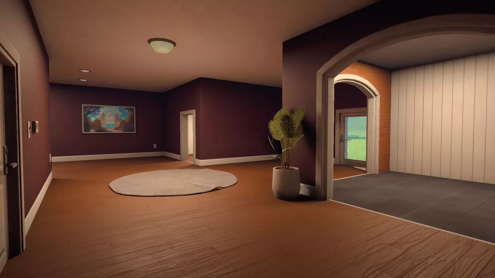 Surburban Modular Stylized Pack Low-poly 3D model_5