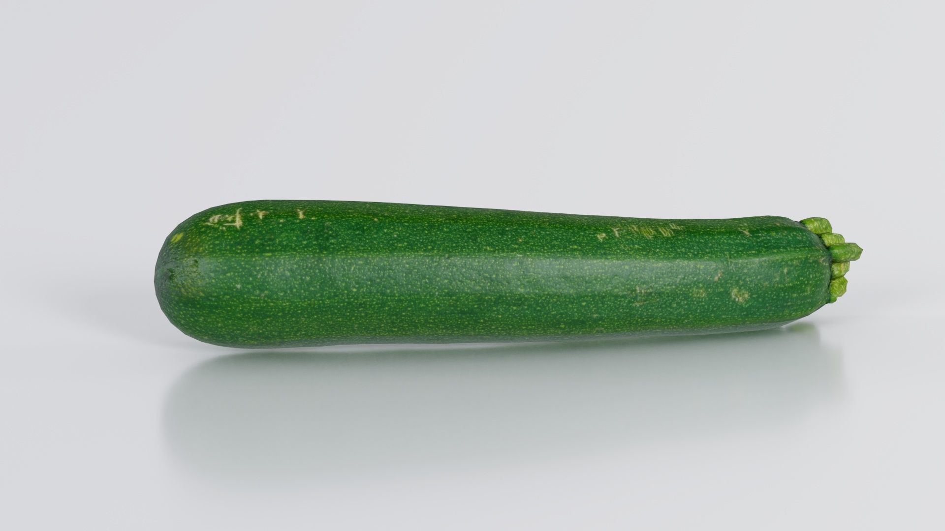 Courgette Low-poly 3D model_7