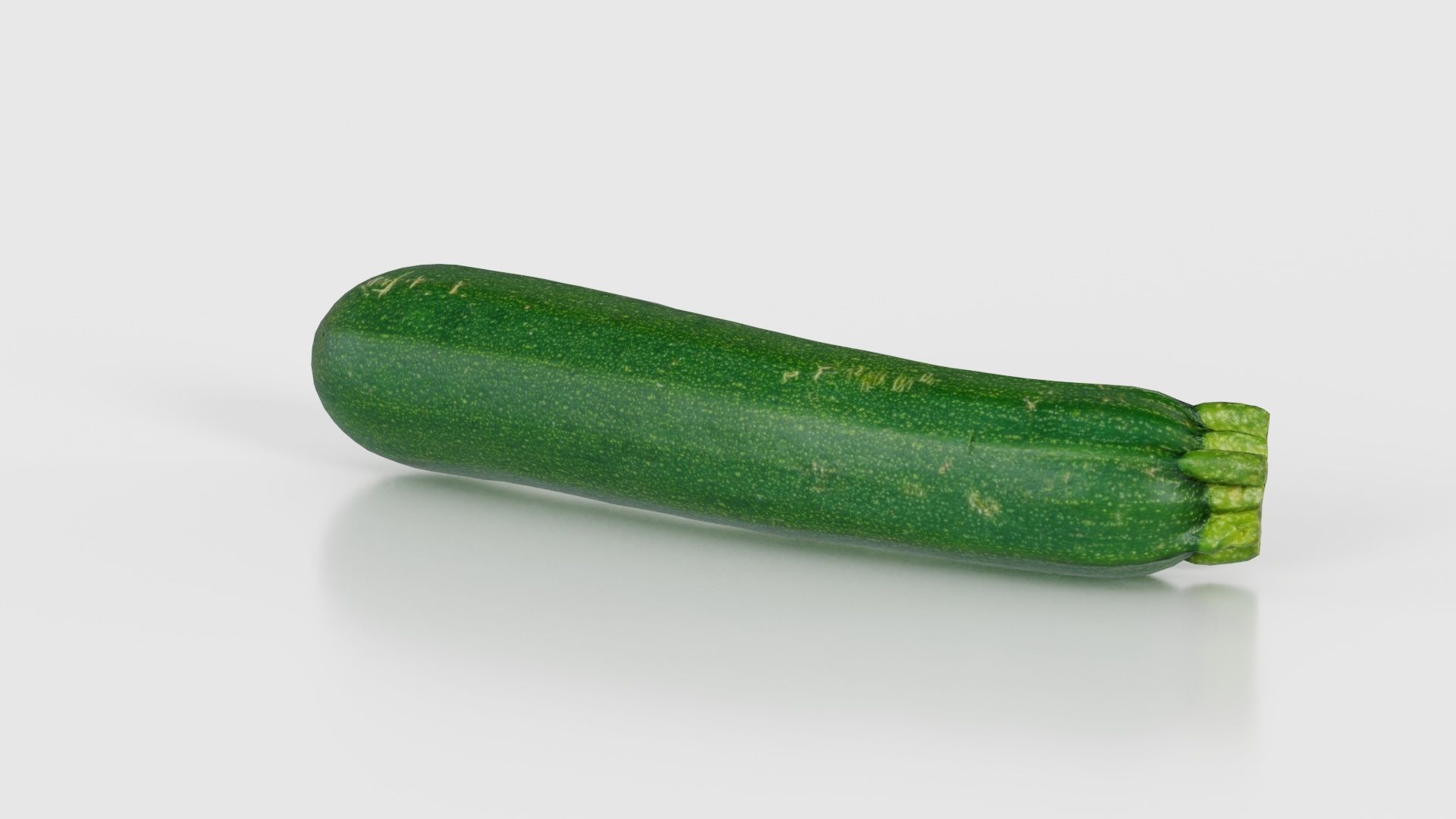 Courgette Low-poly 3D model_18