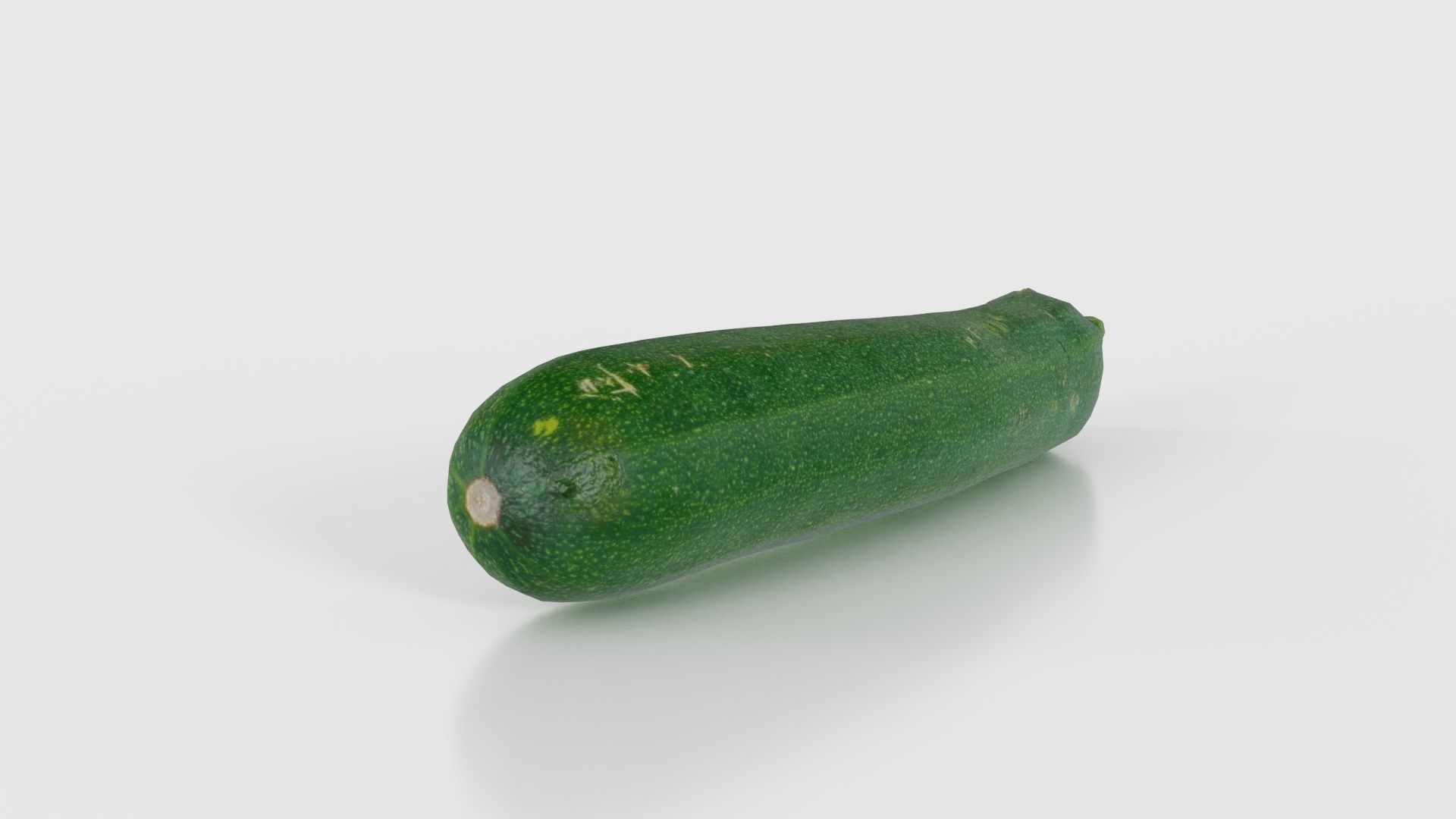 Courgette Low-poly 3D model_21