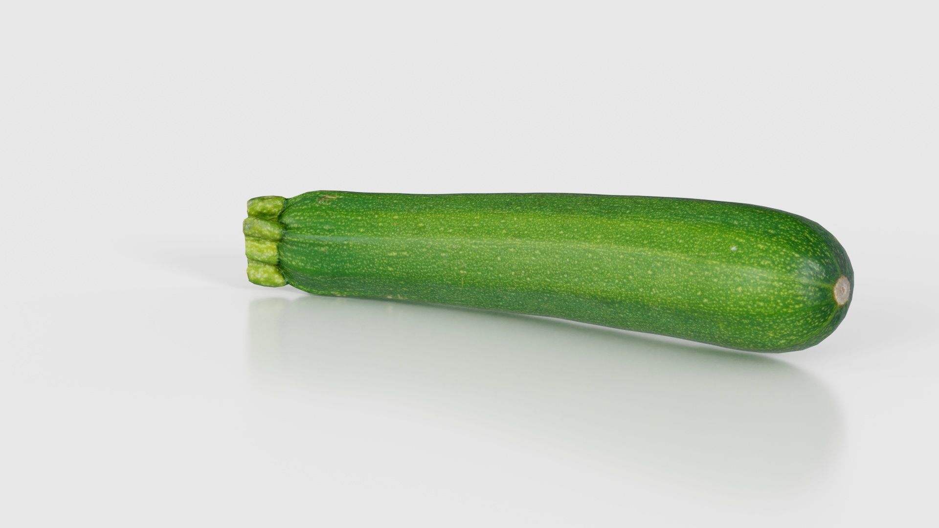 Courgette Low-poly 3D model_24
