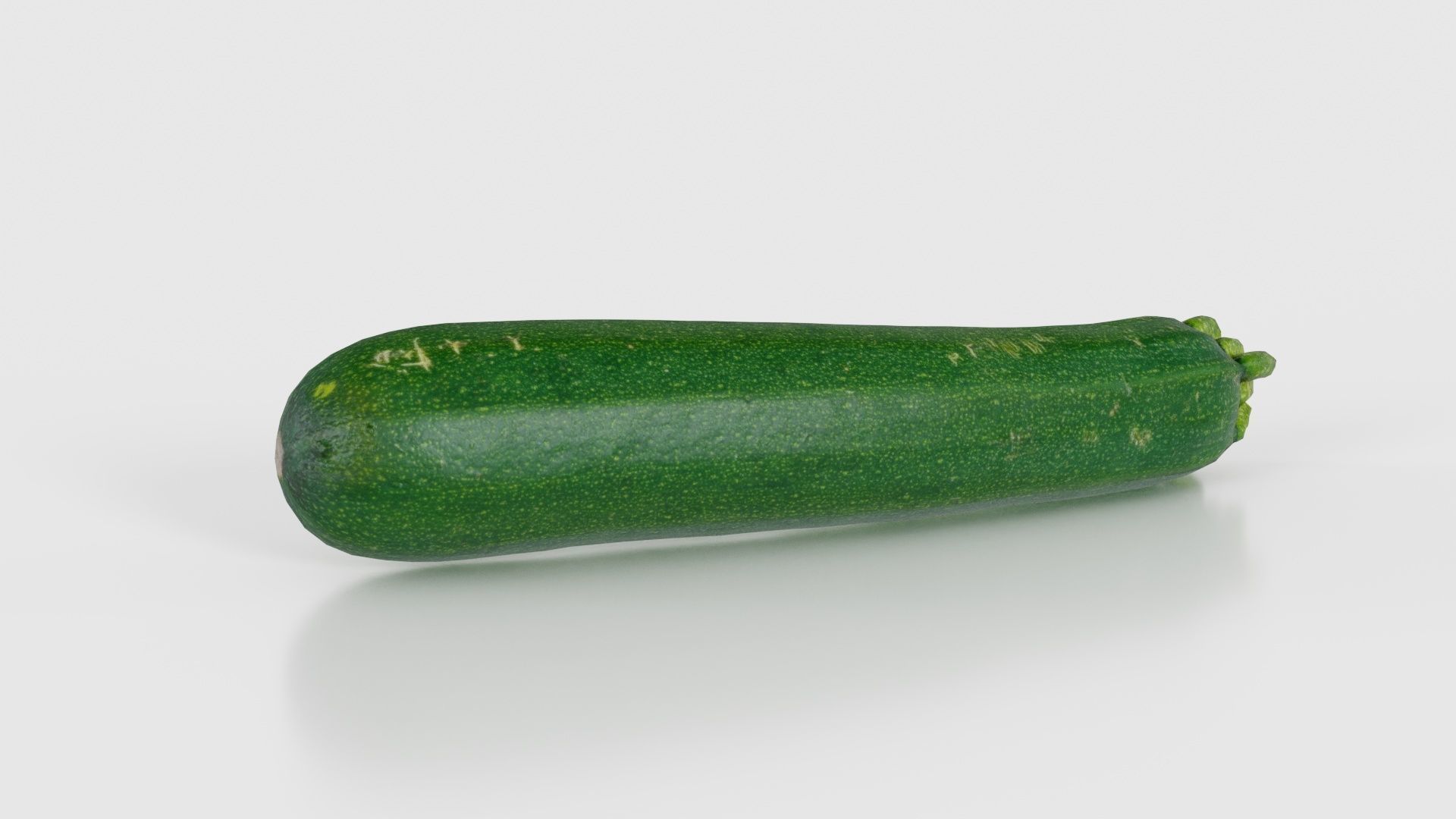 Courgette Low-poly 3D model_20
