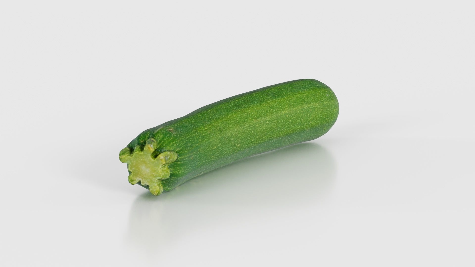 Courgette Low-poly 3D model_15