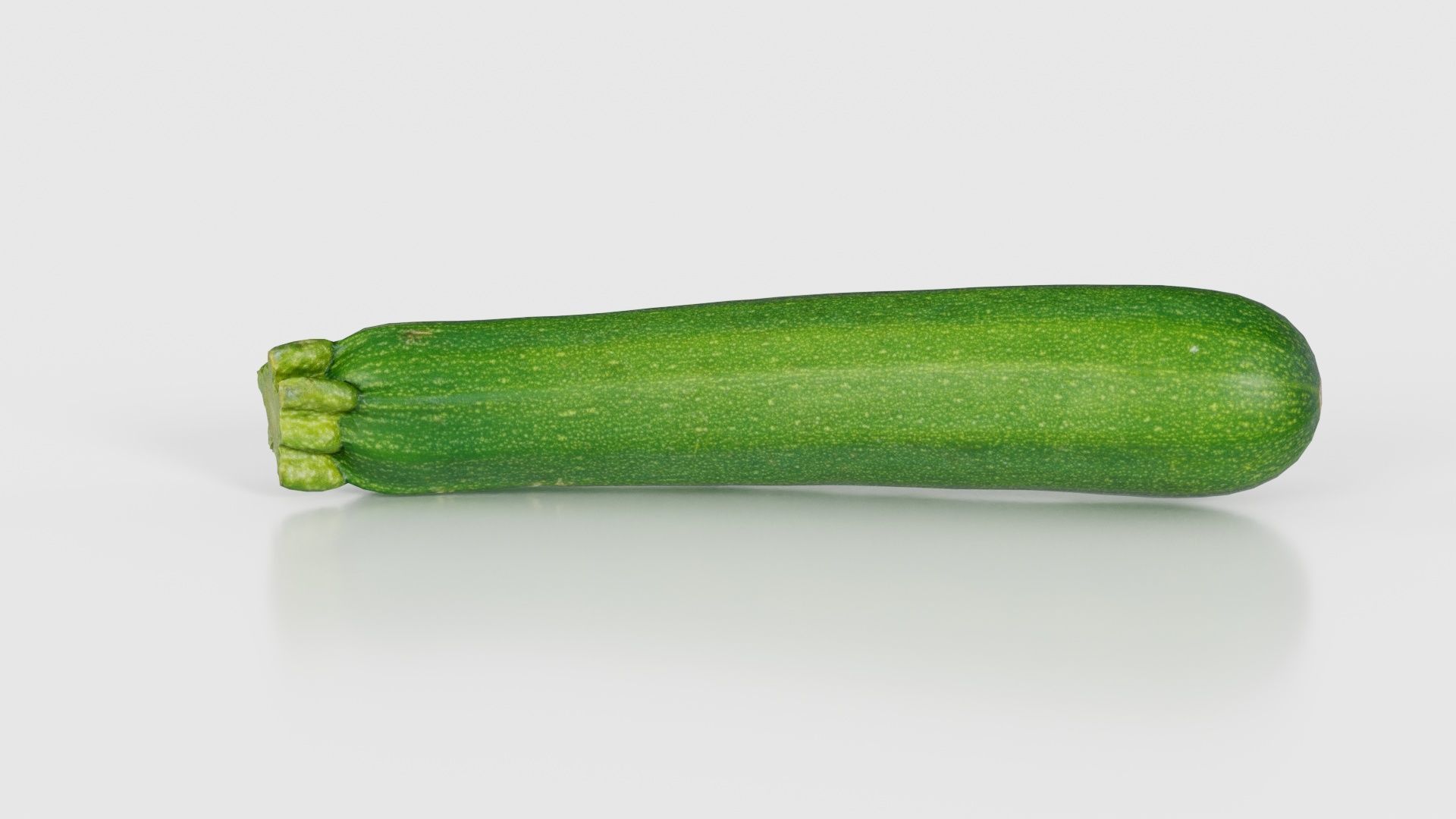 Courgette Low-poly 3D model_25