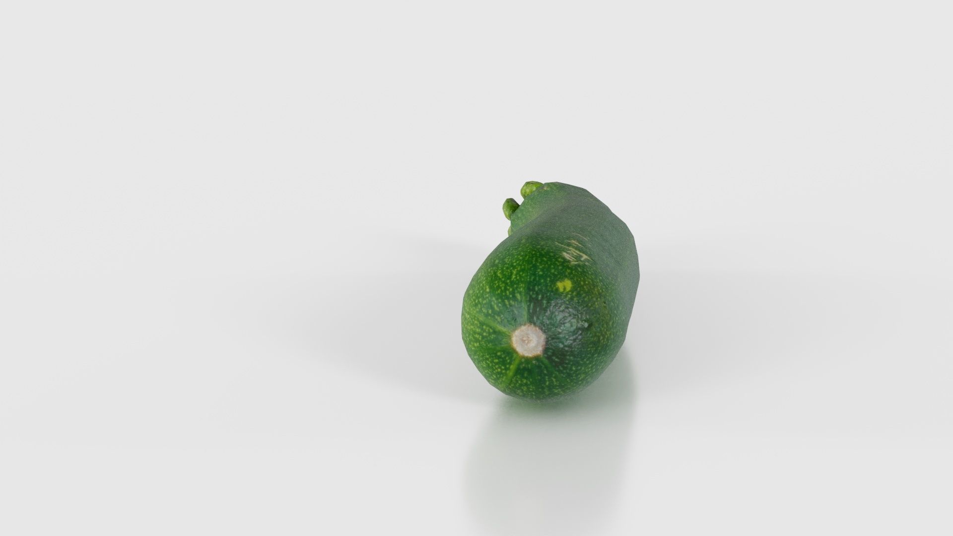 Courgette Low-poly 3D model_22