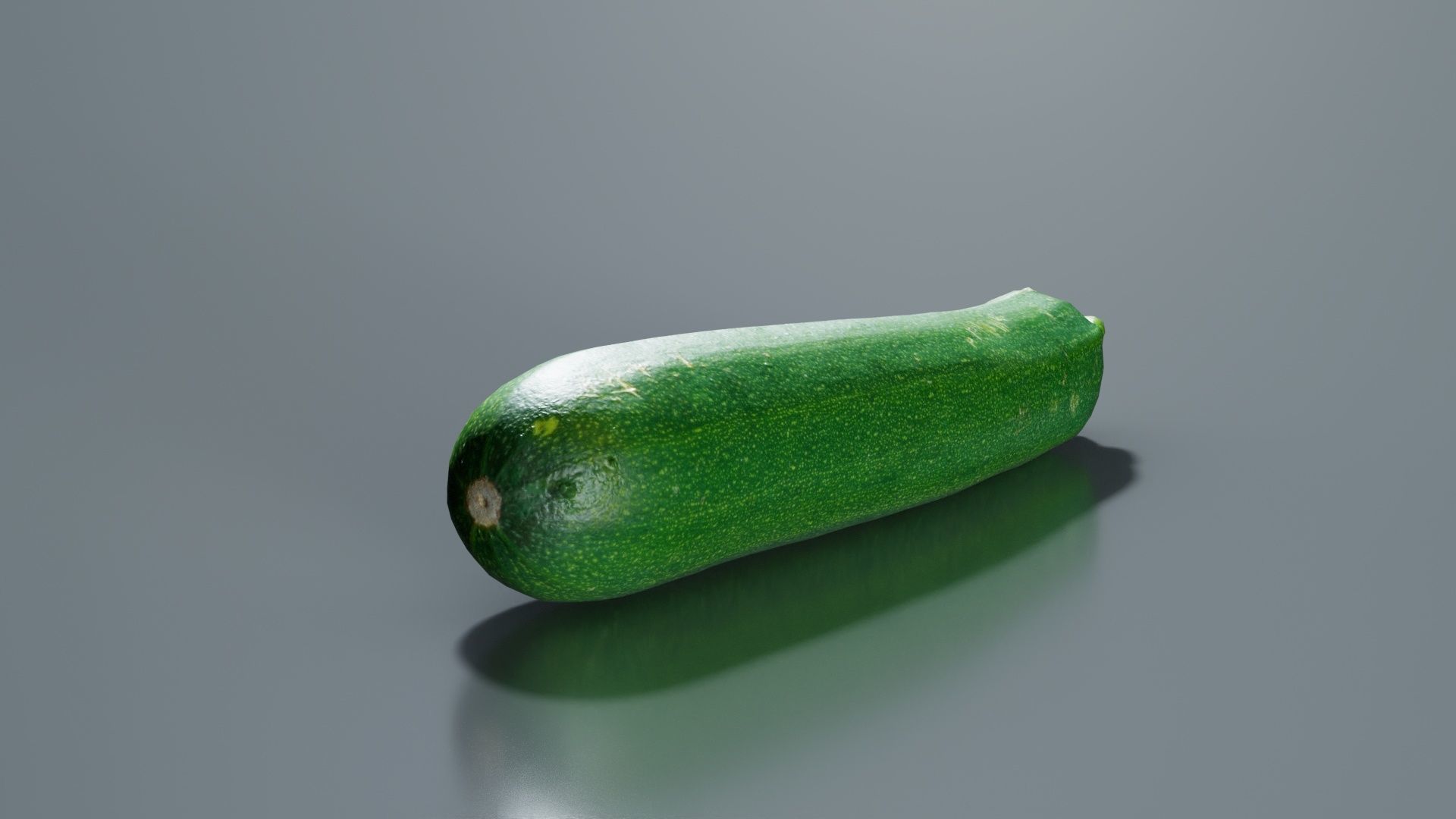 Courgette Low-poly 3D model_5