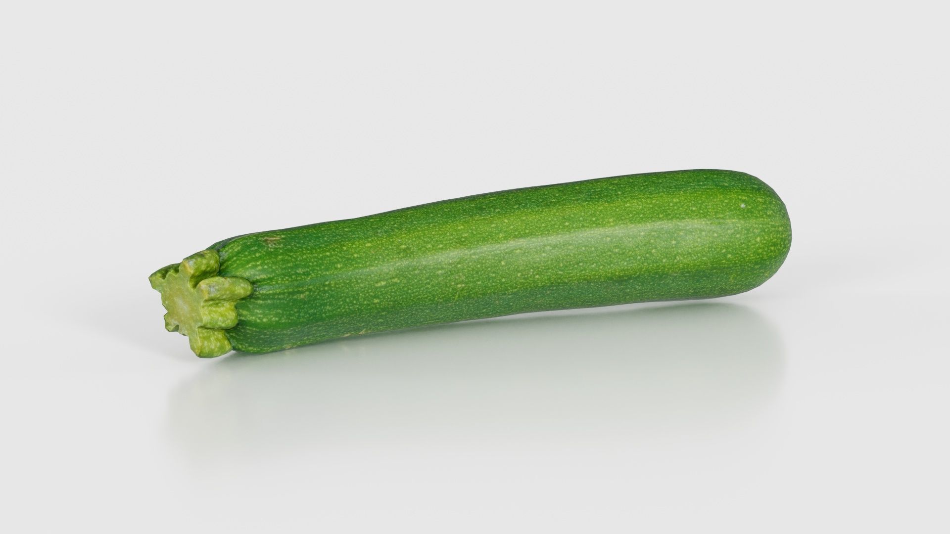 Courgette Low-poly 3D model_26