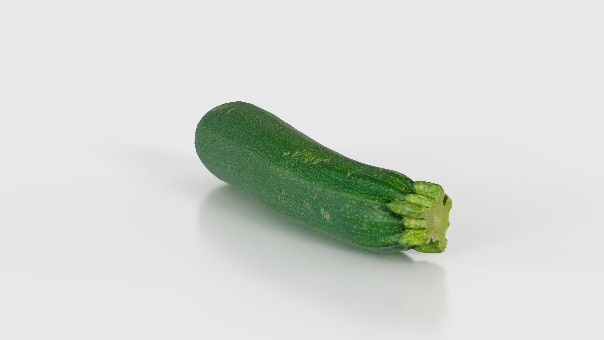 Courgette Low-poly 3D model_17