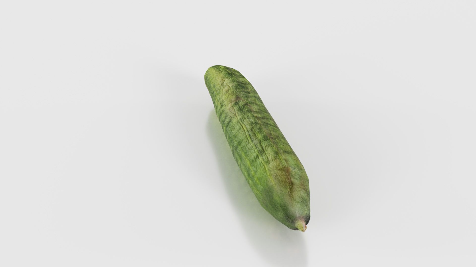 Cucumber Low-poly 3D model_23