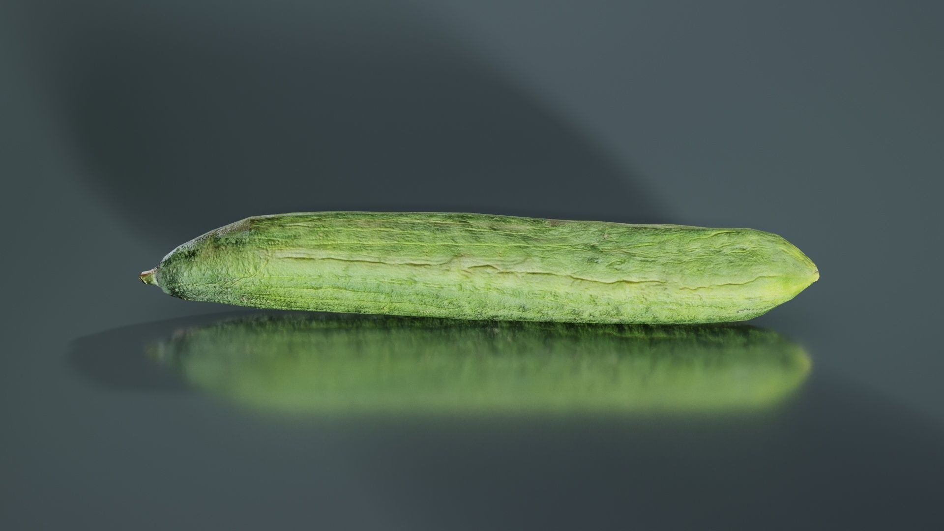 Cucumber Low-poly 3D model_1