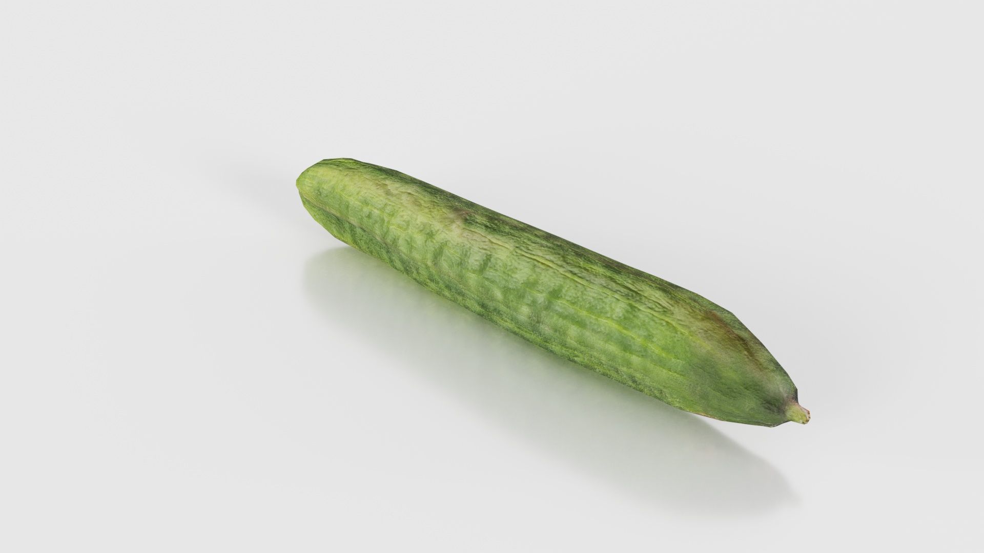Cucumber Low-poly 3D model_24