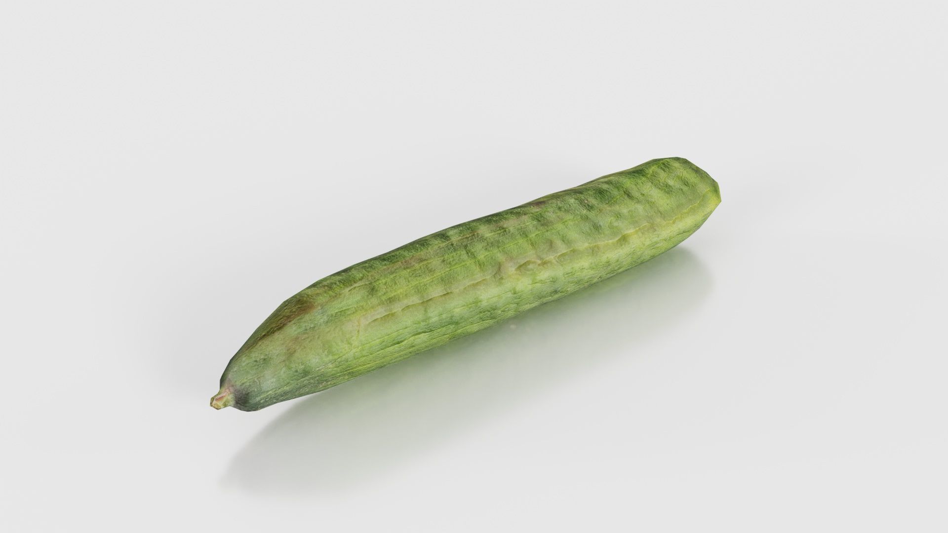 Cucumber Low-poly 3D model_21