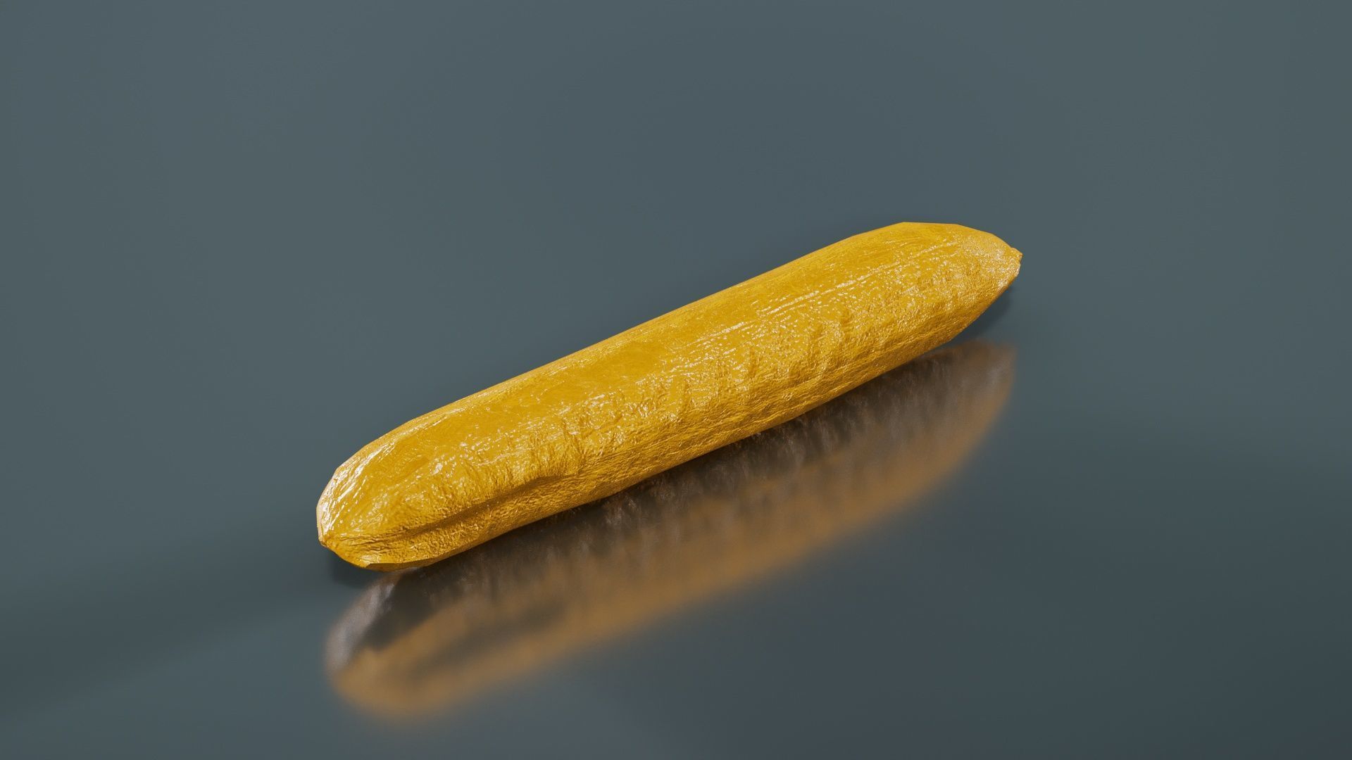 Cucumber Low-poly 3D model_12