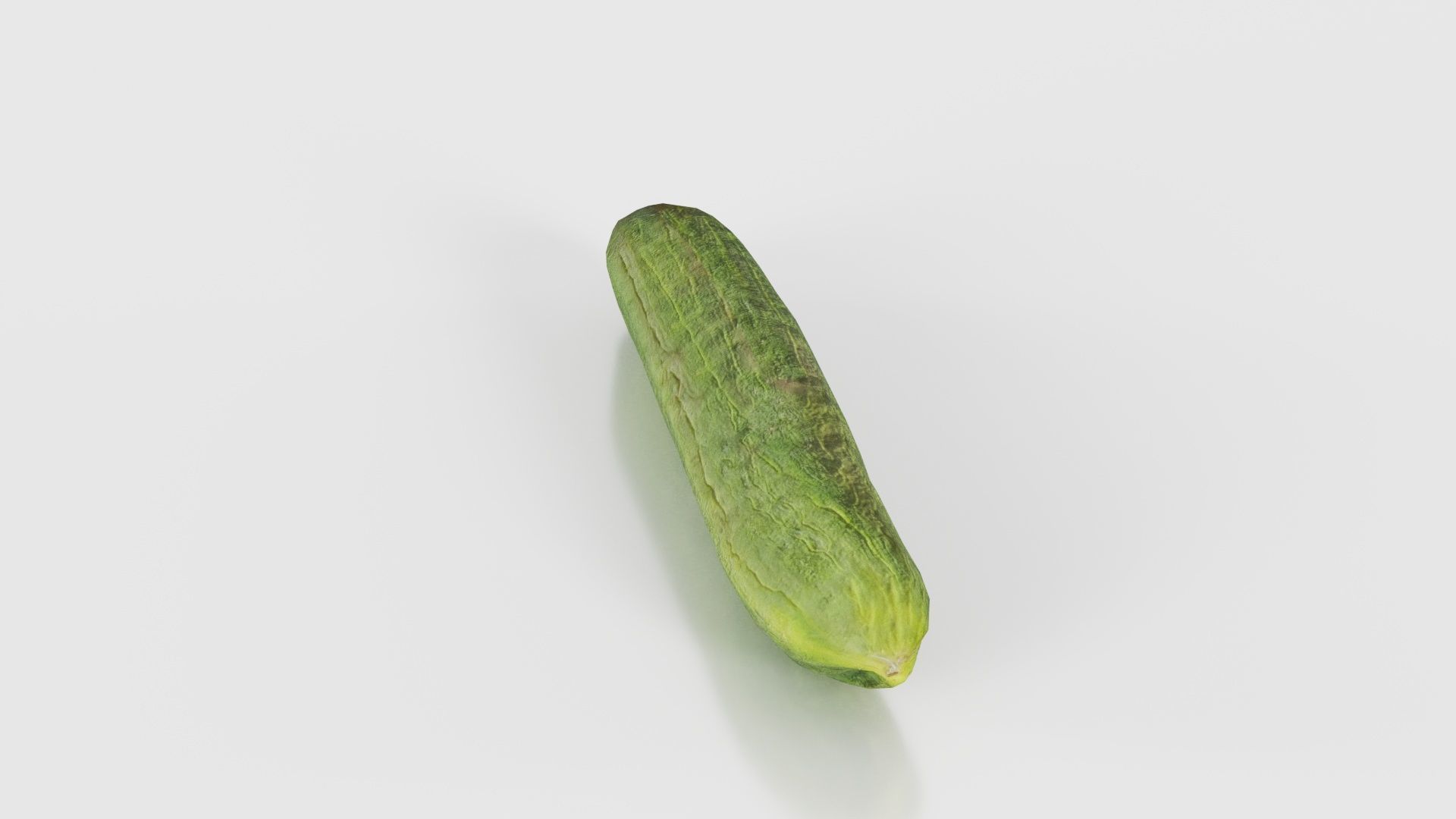 Cucumber Low-poly 3D model_17
