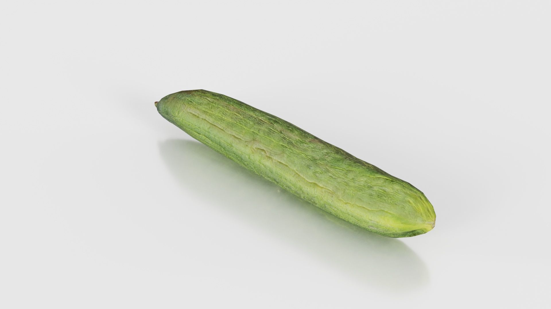 Cucumber Low-poly 3D model_18