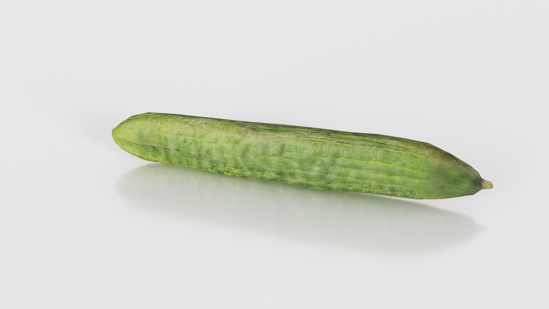 Cucumber Low-poly 3D model_25