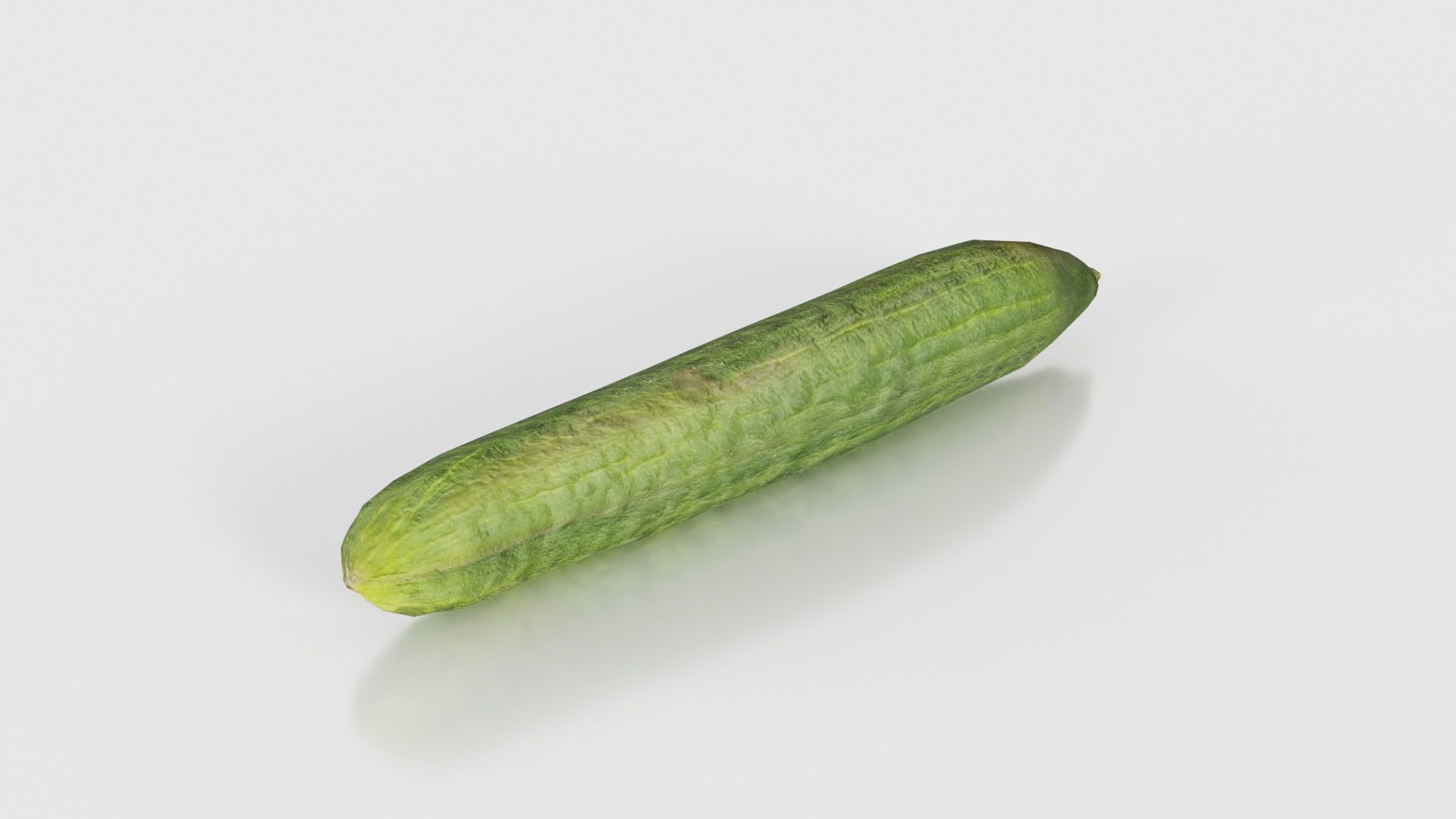 Cucumber Low-poly 3D model_15