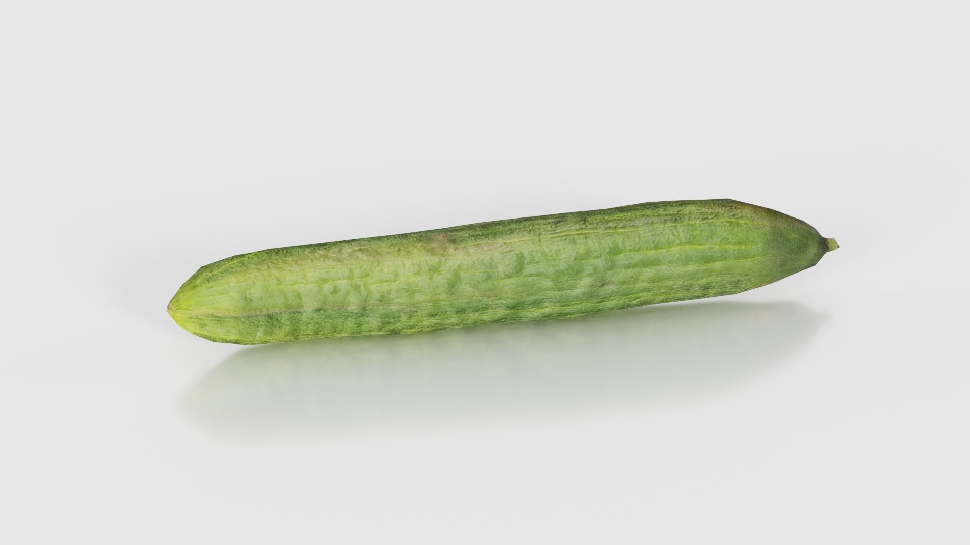 Cucumber Low-poly 3D model_26