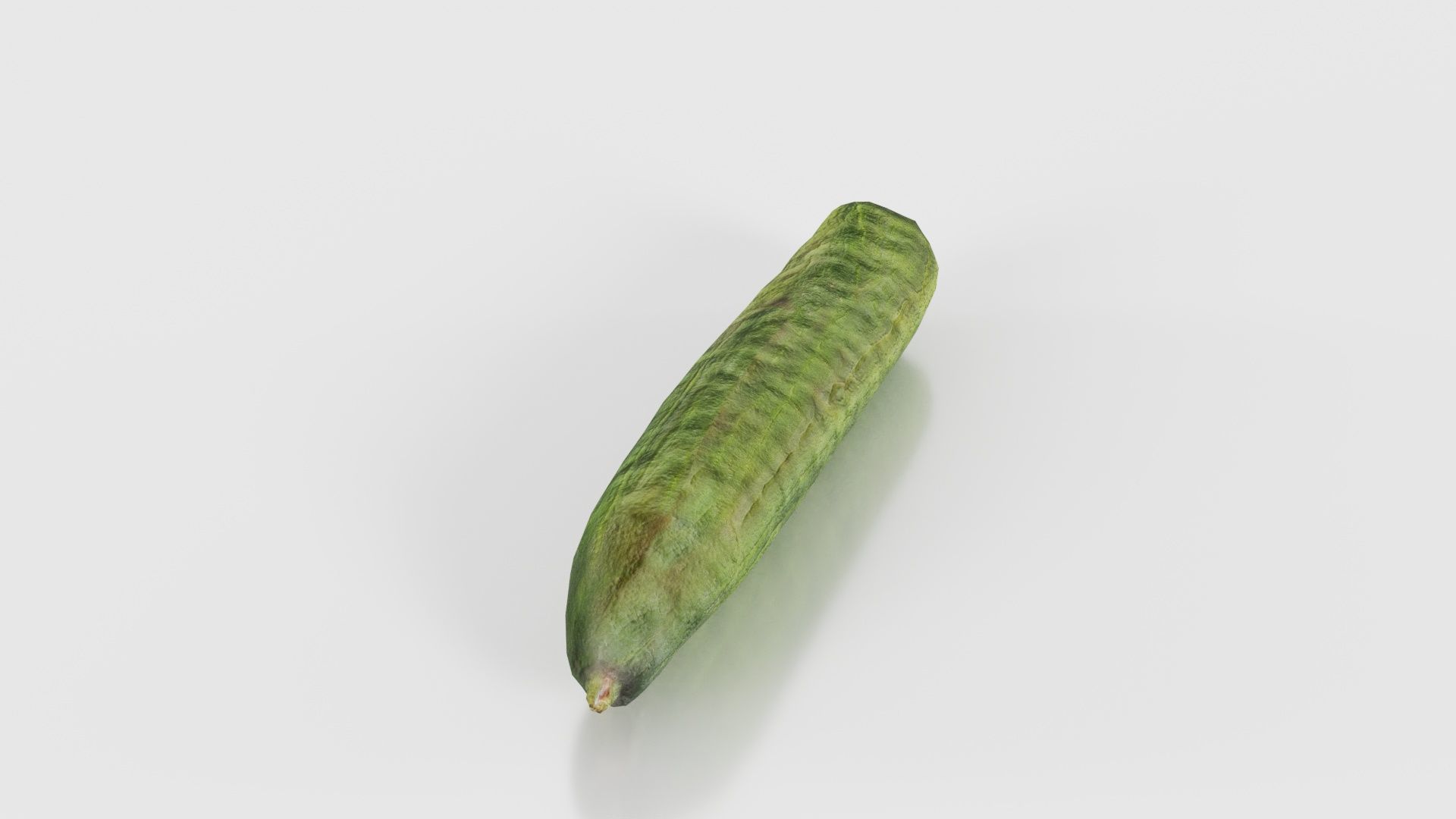 Cucumber Low-poly 3D model_22