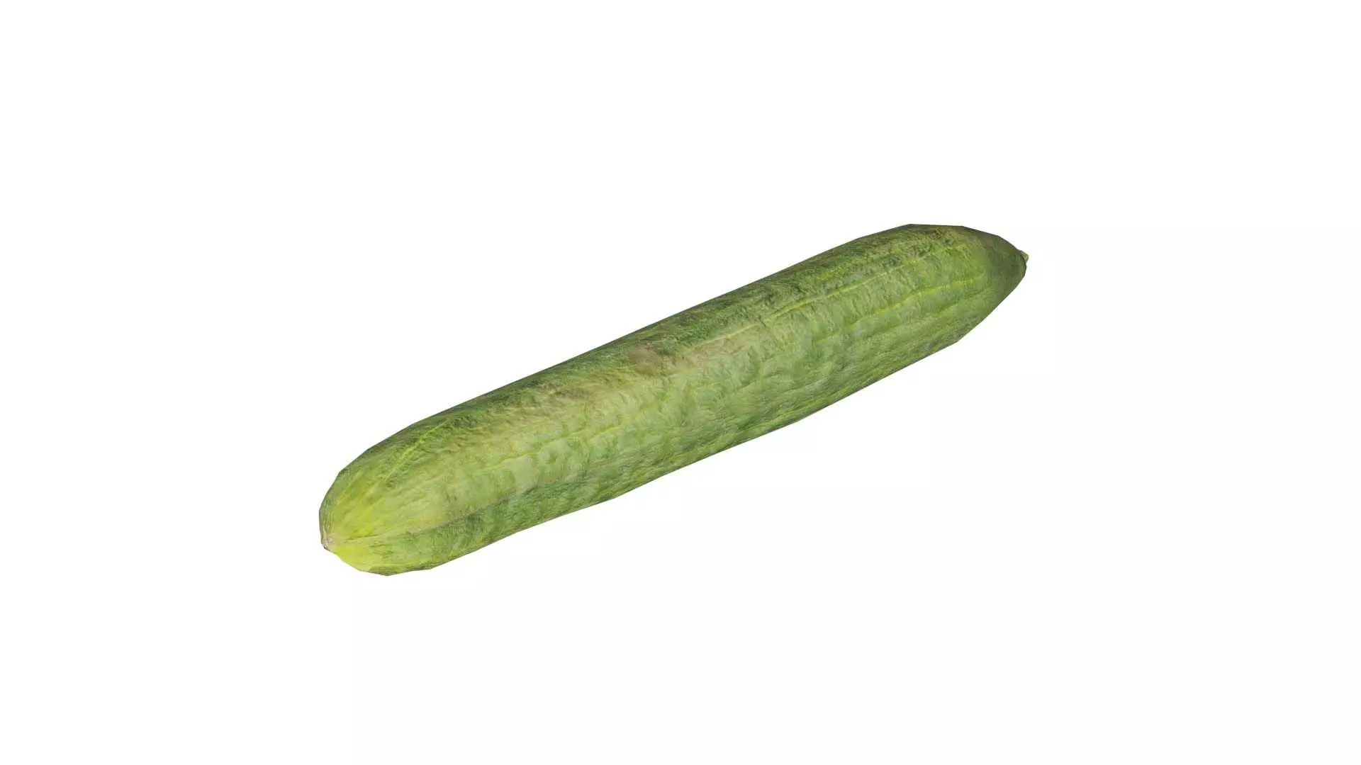 Cucumber Low-poly 3D model_0