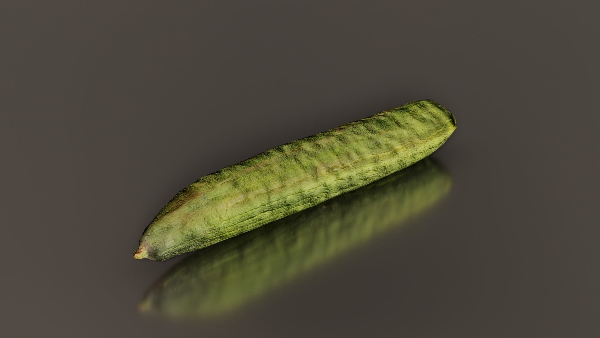 Cucumber Low-poly 3D model_6