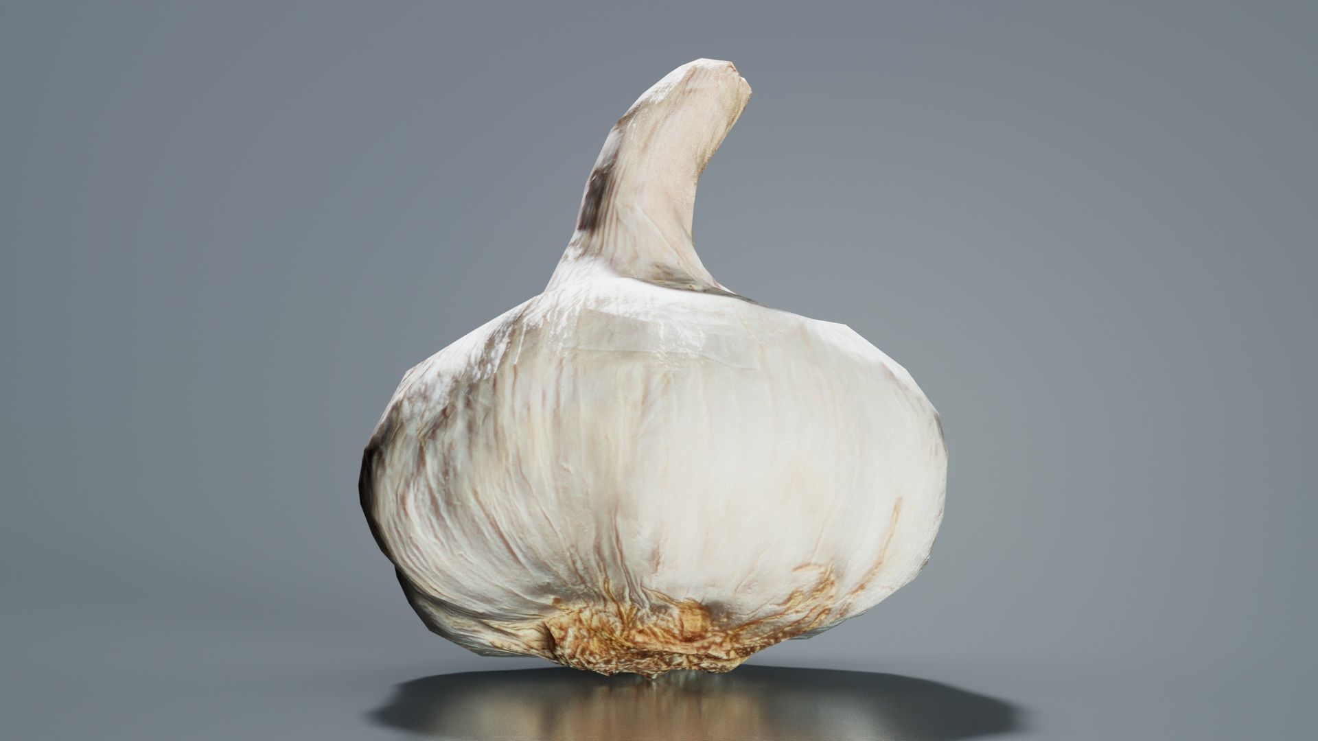 Garlic Low-poly 3D model_3