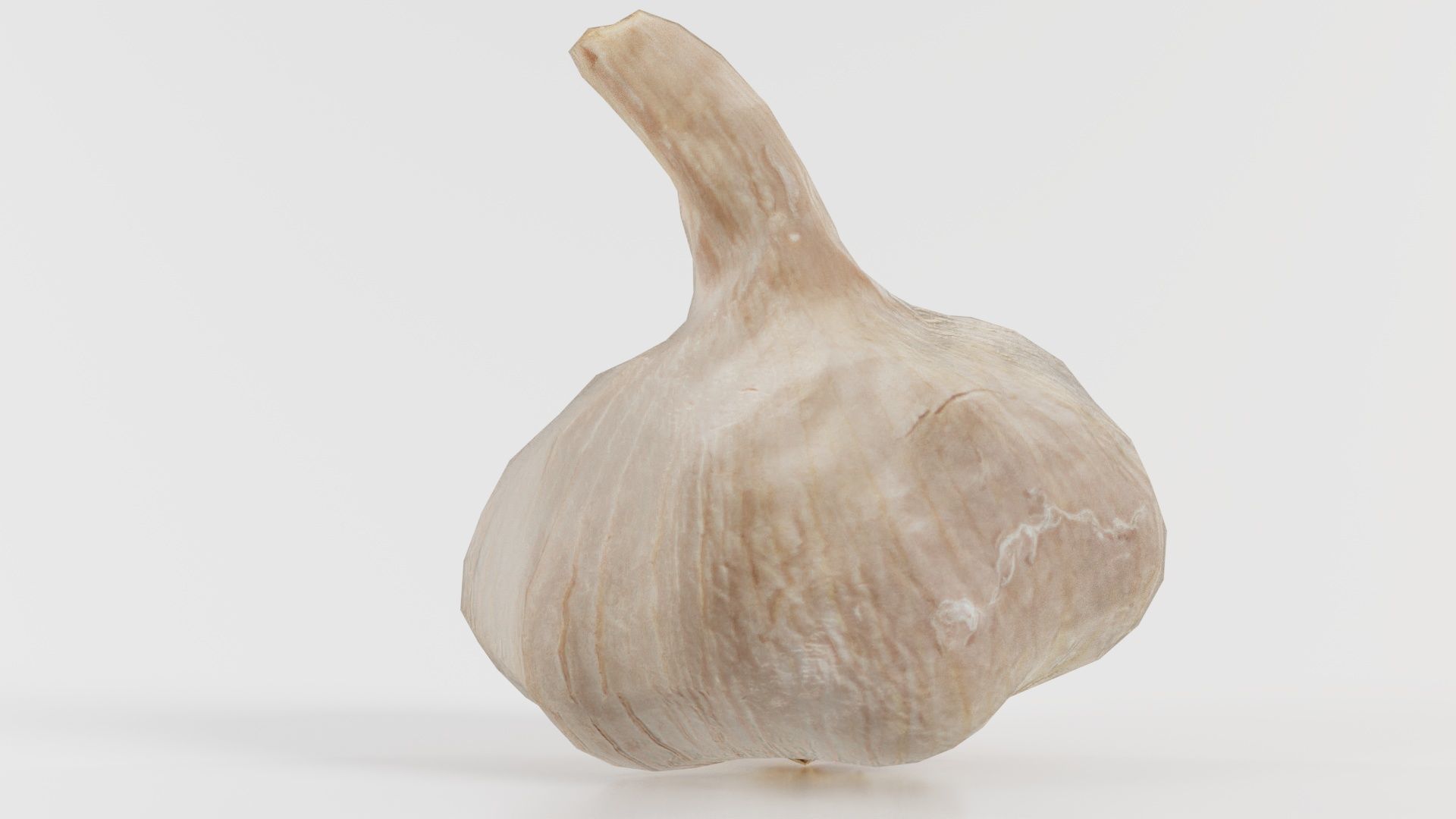 Garlic Low-poly 3D model_8