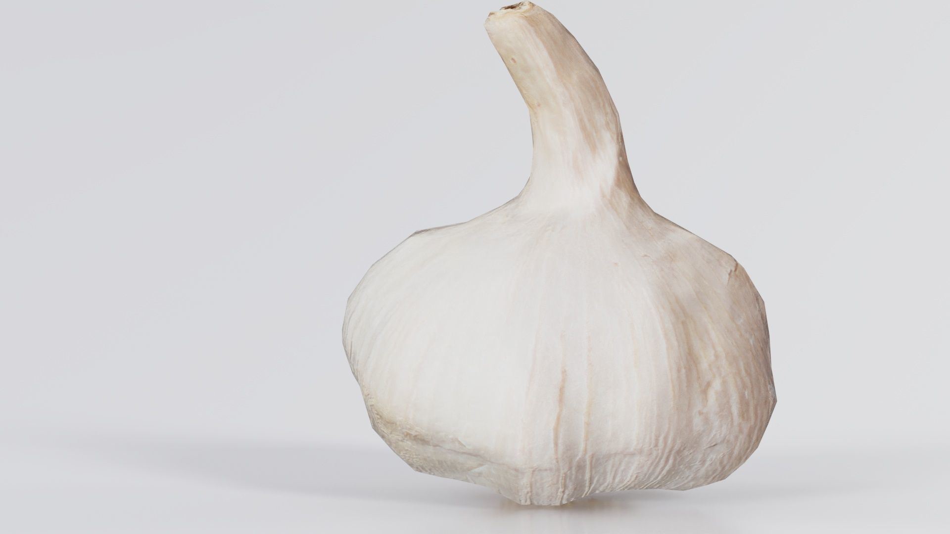 Garlic Low-poly 3D model_7