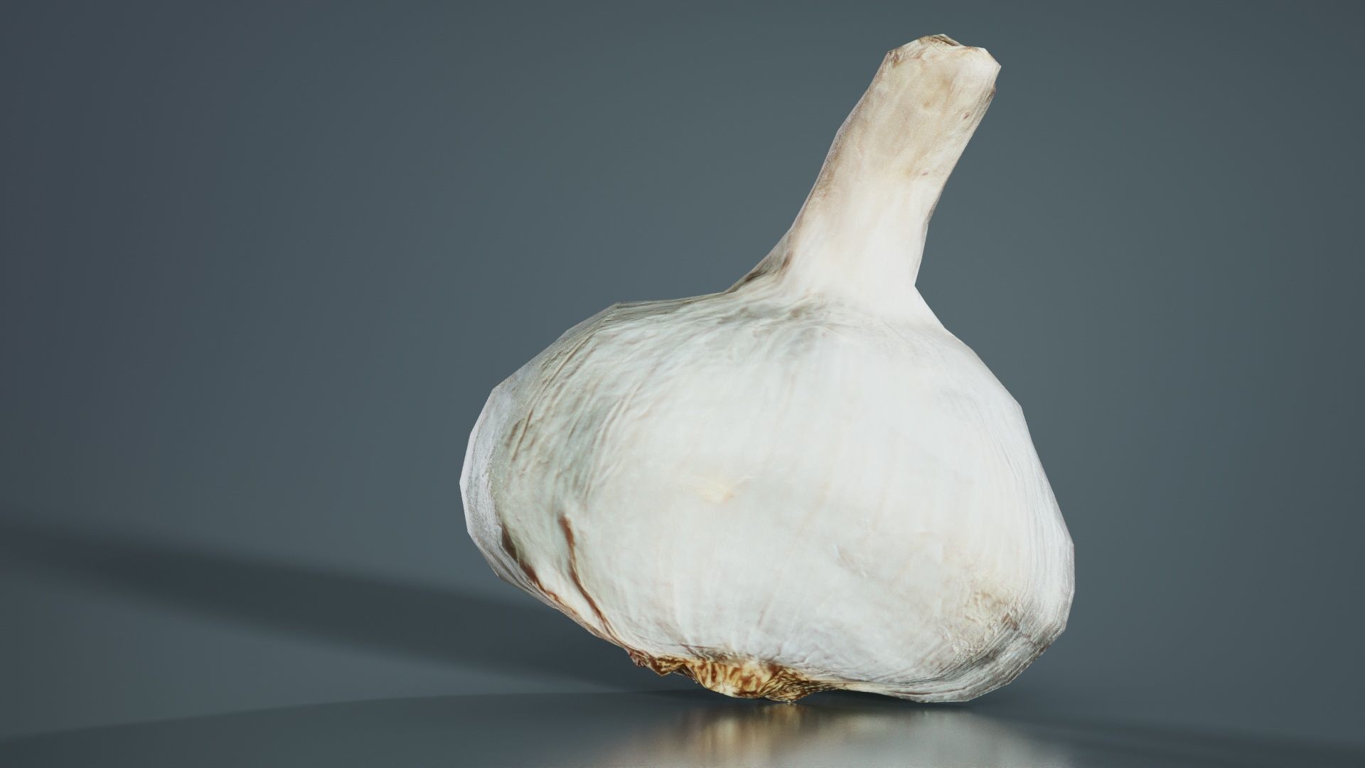 Garlic Low-poly 3D model_2