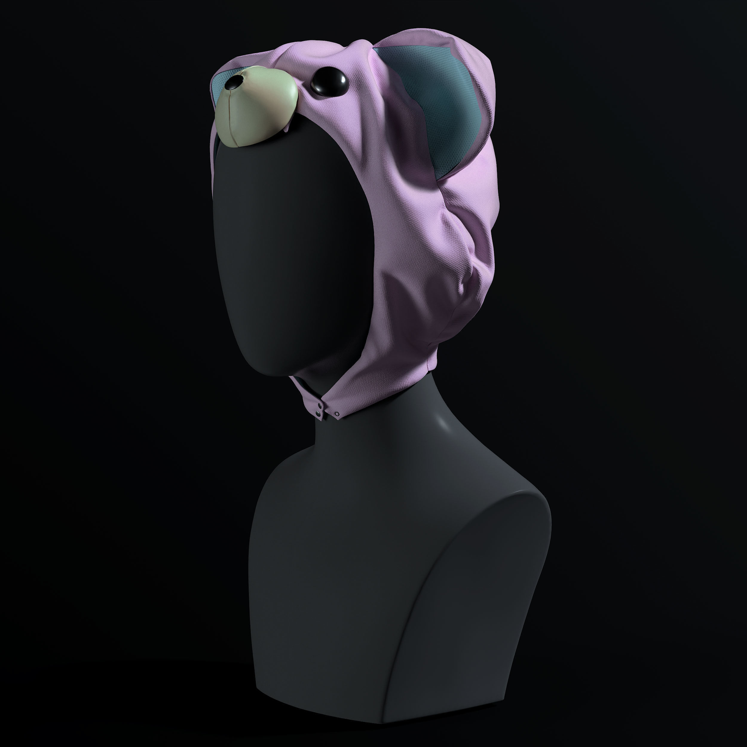 Cartoon Hat 3D model_4