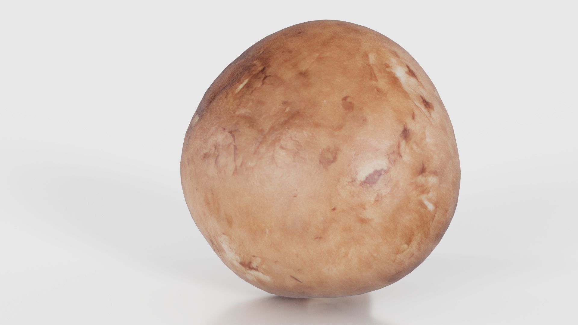 Mushroom Champignon Low-poly 3D model_19