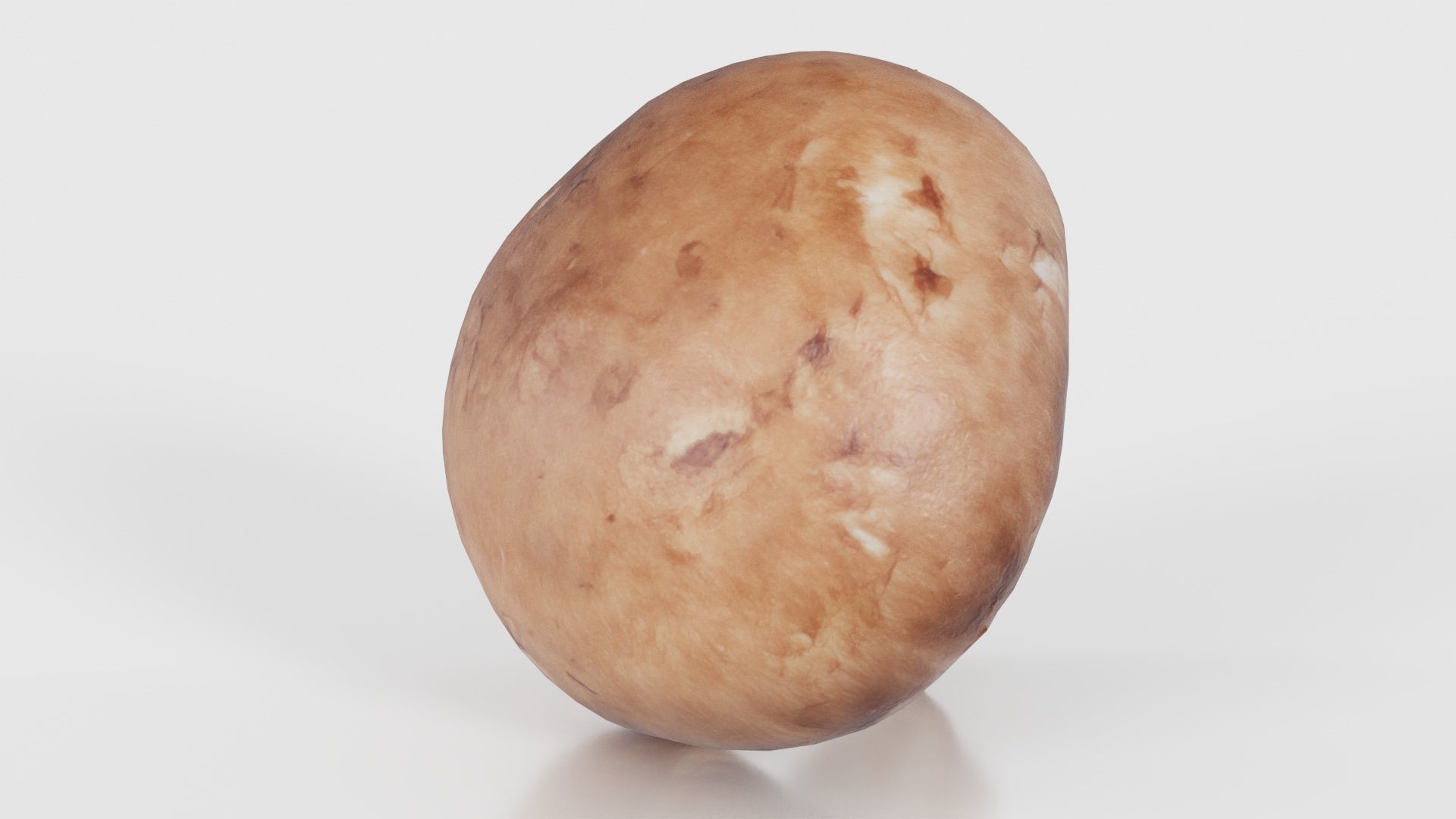 Mushroom Champignon Low-poly 3D model_18