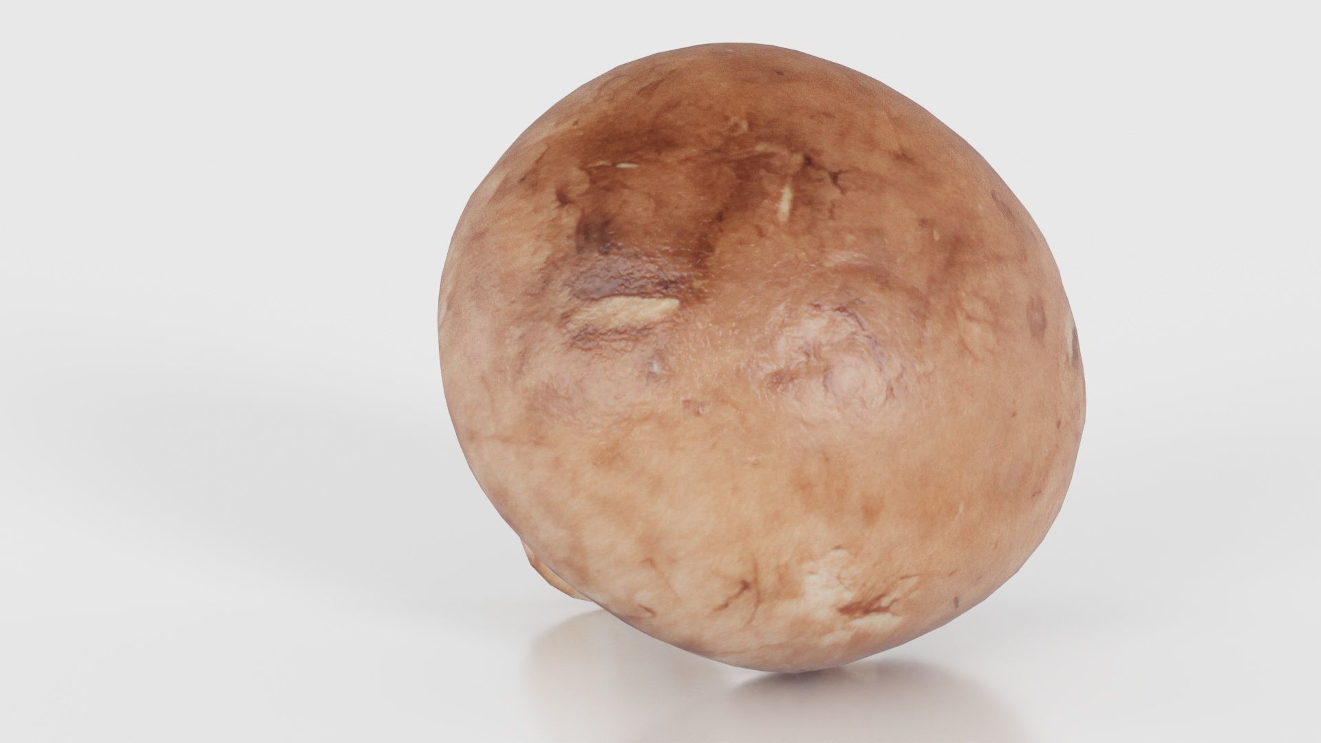 Mushroom Champignon Low-poly 3D model_21