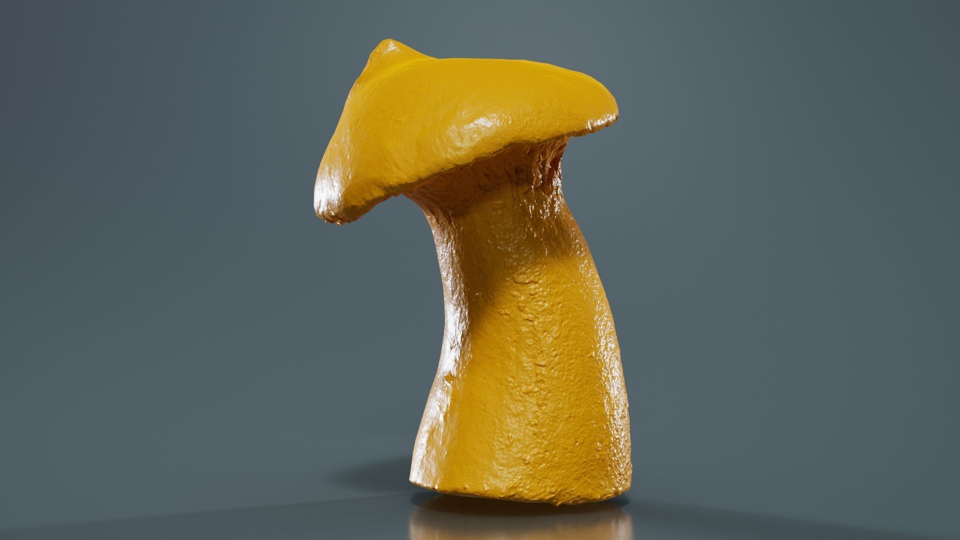 Mushroom Tall 1 Low-poly 3D model_12