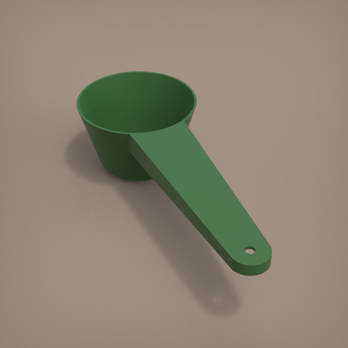 Powder Scoop 3D print model_2