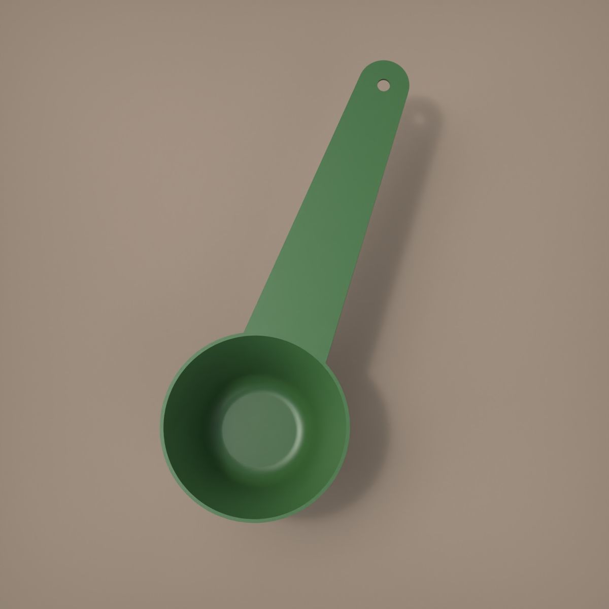 Powder Scoop 3D print model_4