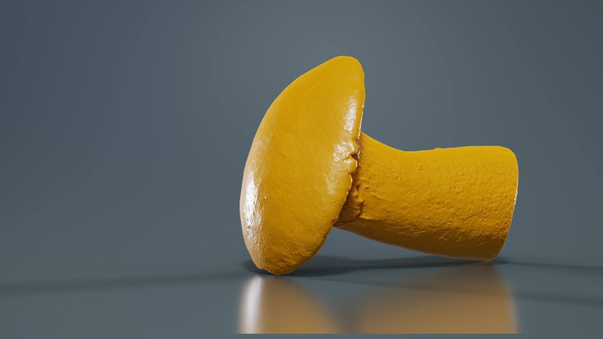 Mushroom Tall 2 Low-poly 3D model_13