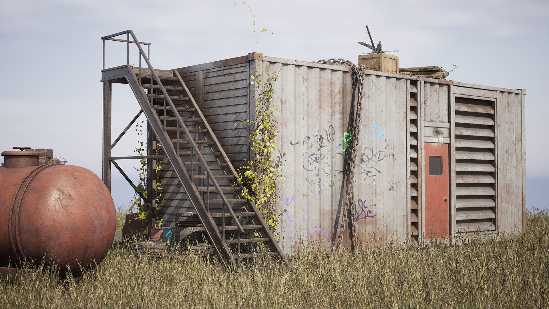 Post-Apocalyptic Camp 3D model_14